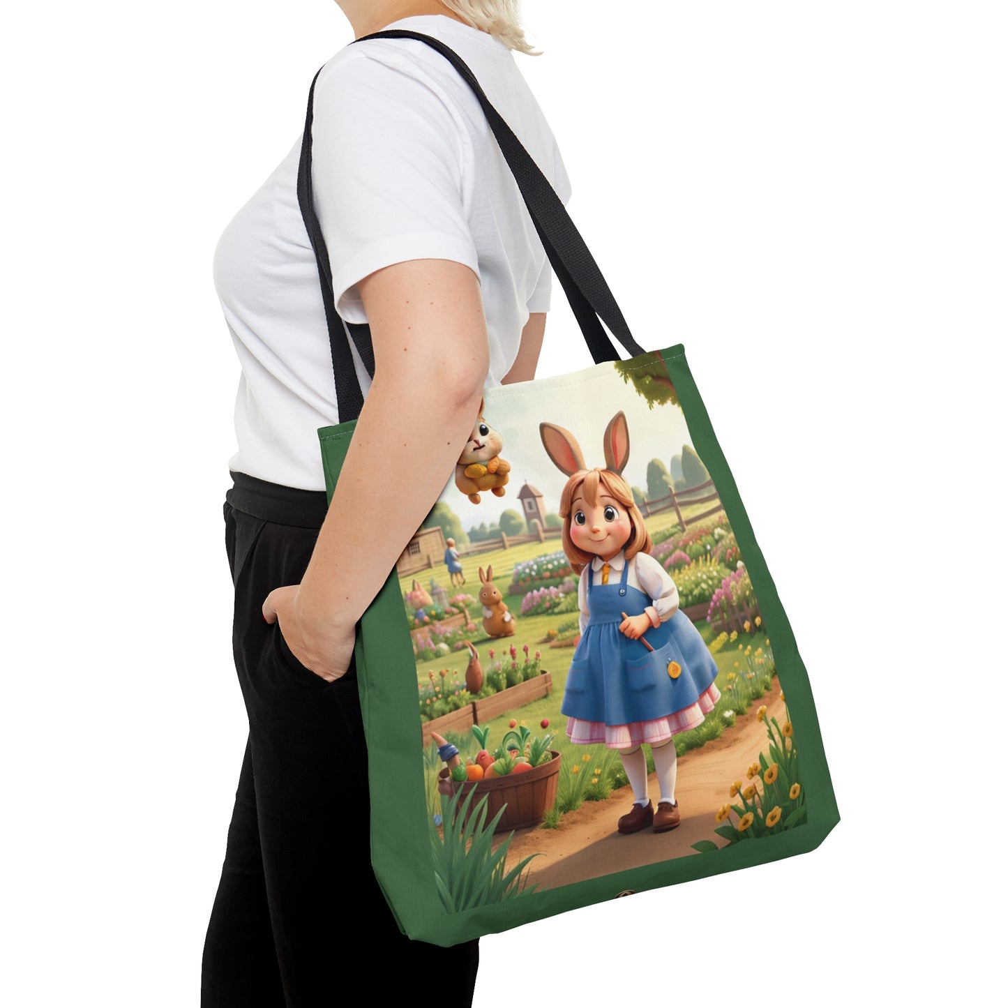 Turning into Rabbits Tote Bag (AOP)