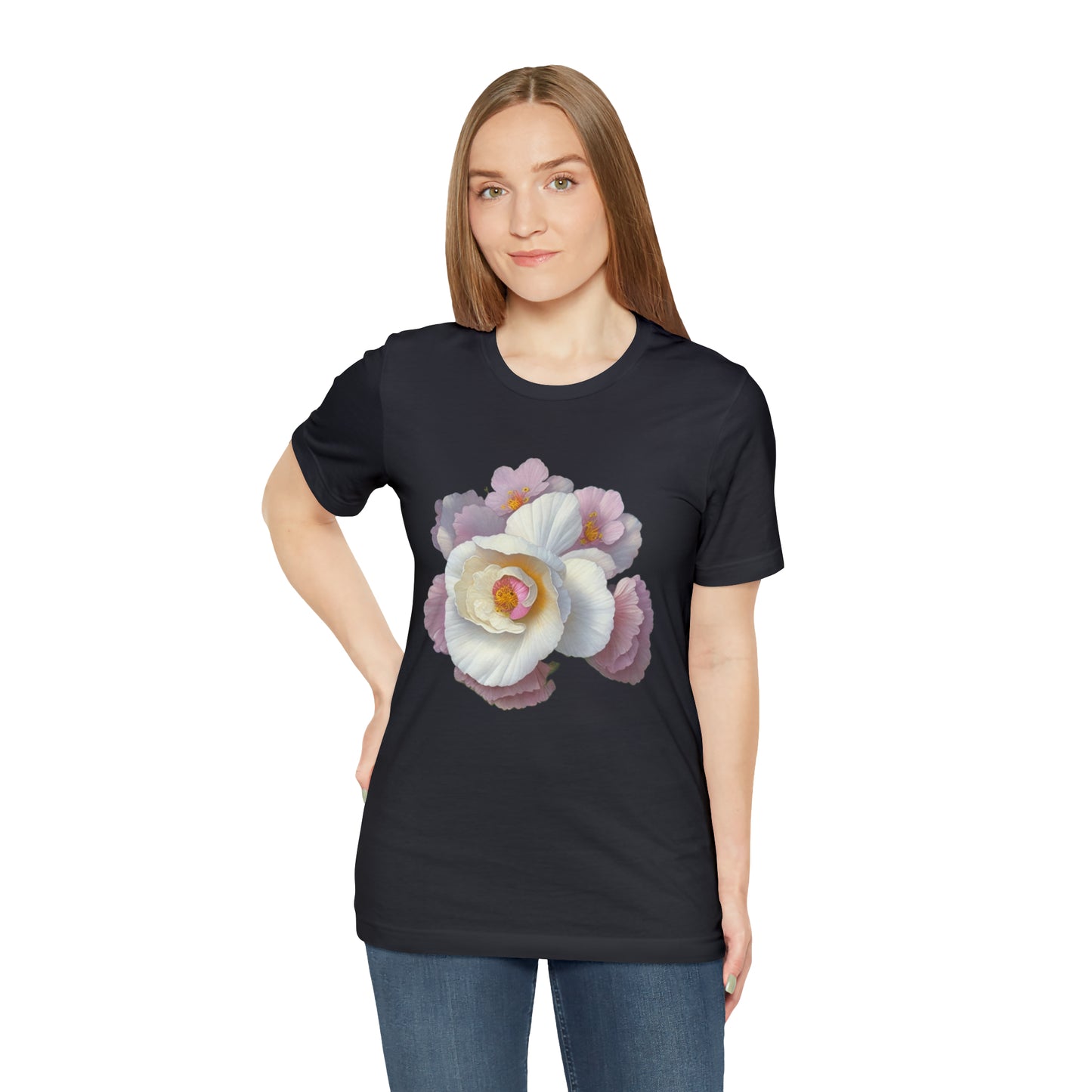 Wild Rose -- Unisex Jersey Short Sleeve Tee