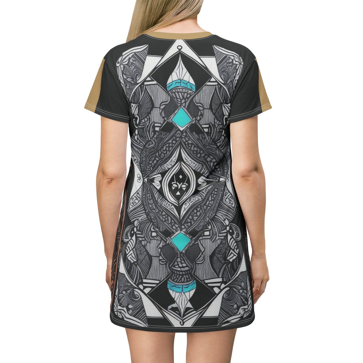 King of Hearts -- T-Shirt Dress (AOP)