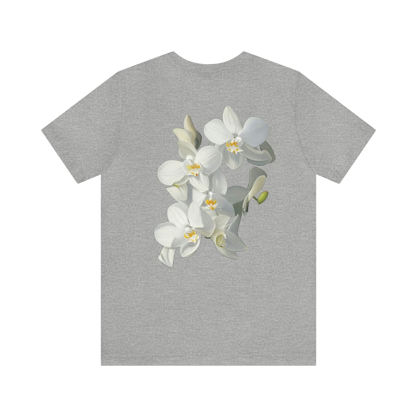 Orchid (back) -- Unisex Jersey Short Sleeve Tee