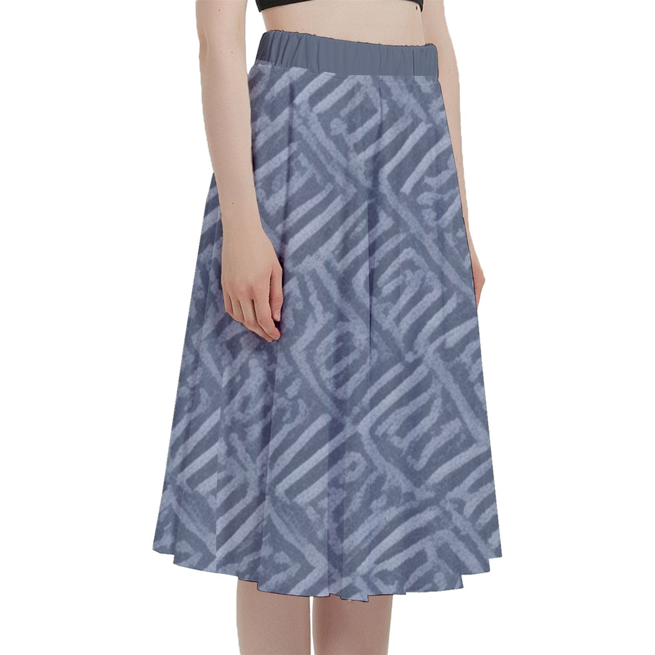 Fabric 505 A-Line Midi Skirt With Pocket