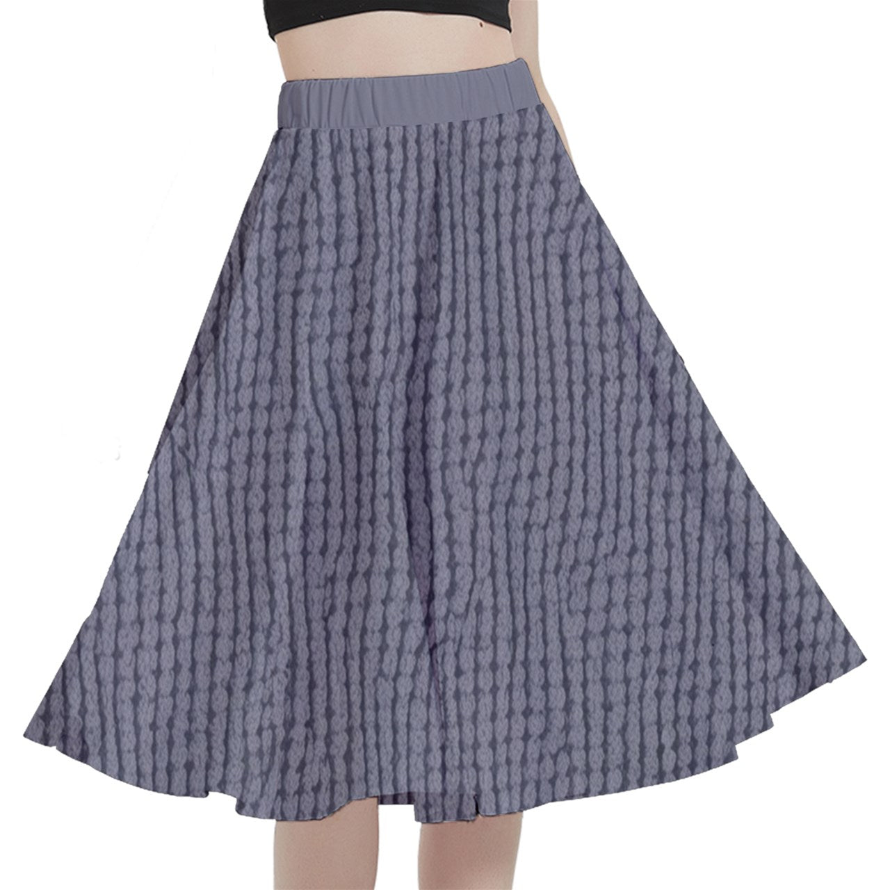 Fabric 508 A-Line Midi Skirt with Pocket