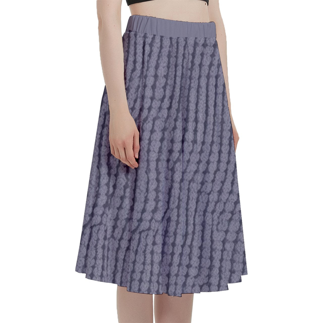 Fabric 508 A-Line Midi Skirt with Pocket