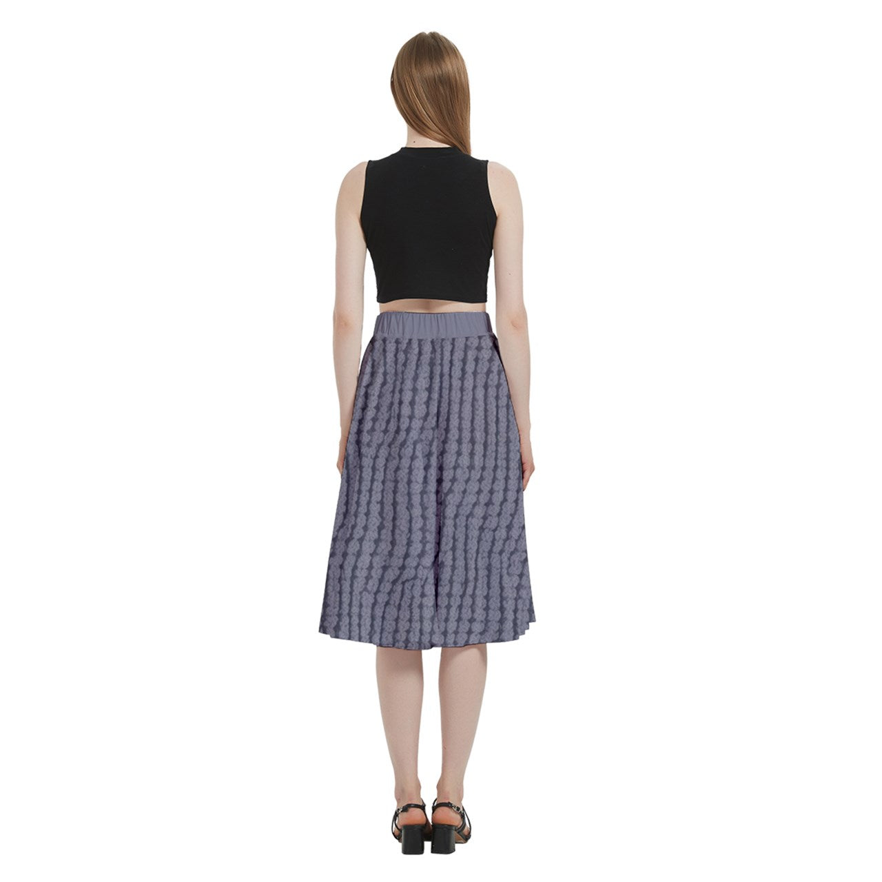 Fabric 508 A-Line Midi Skirt with Pocket