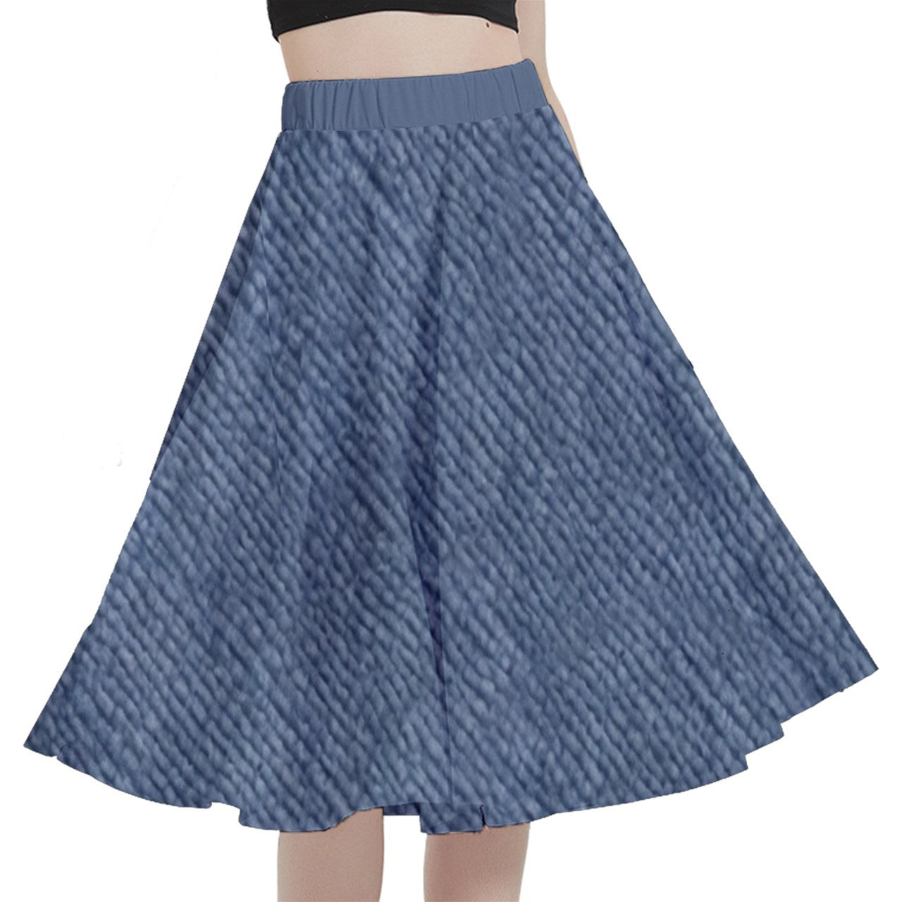 Fabric 510 A-Line Midi Skirt With Pocket