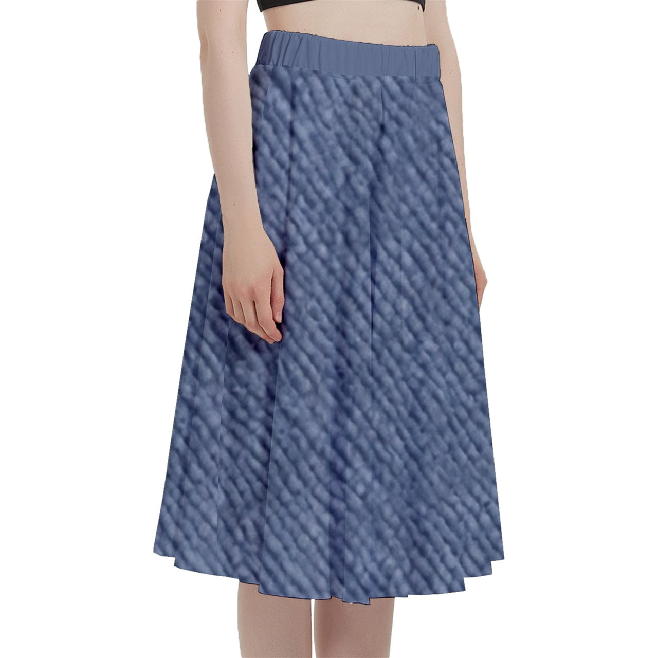 Fabric 510 A-Line Midi Skirt With Pocket