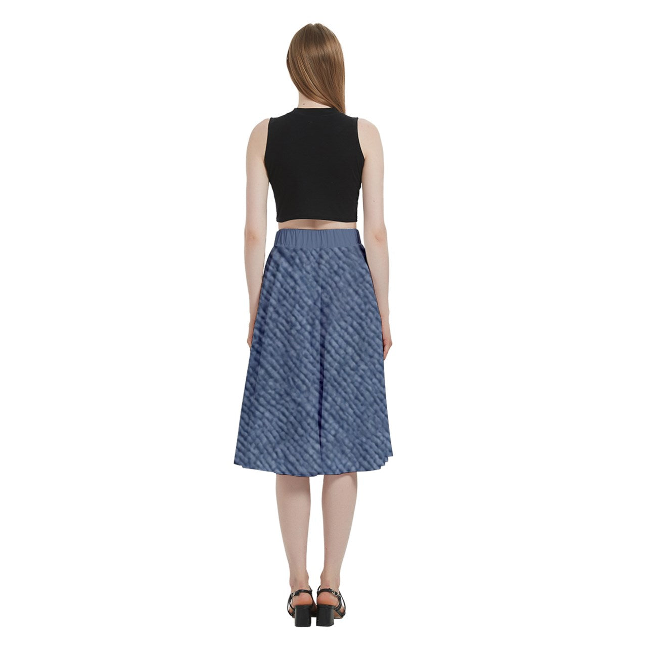 Fabric 510 A-Line Midi Skirt With Pocket