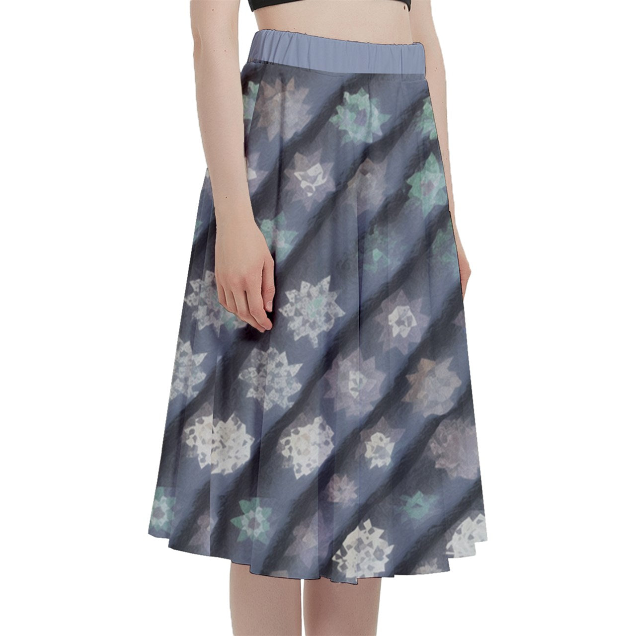 Fabric 525 A-Line Midi Skirt with Pocket