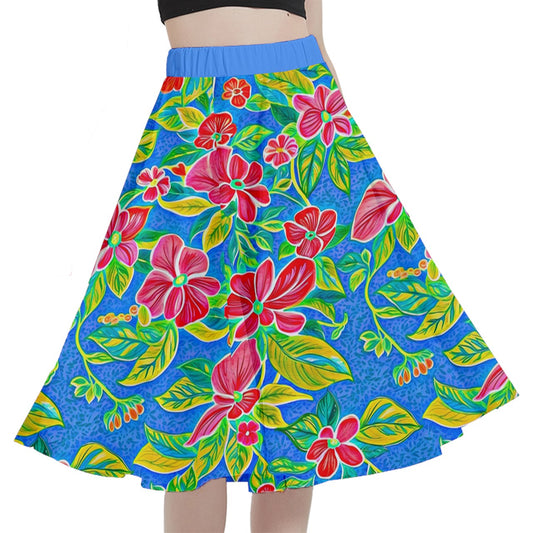 Fabric 536 A-Line Midi Skirt with Pocket