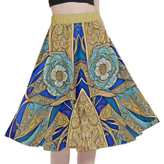 Fabric 542 A-Line Midi Skirt with Pocket