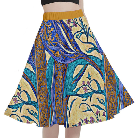 Fabric 547 A-Line Midi Skirt with Pocket