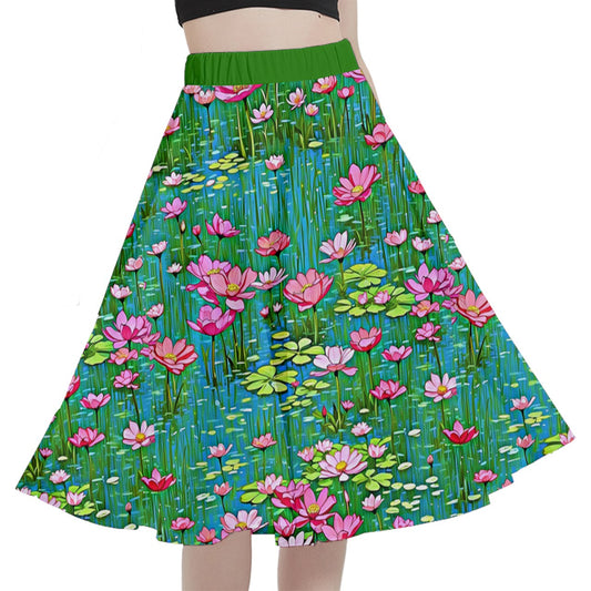 Fabric 552 A-Line Midi Skirt with Pocket