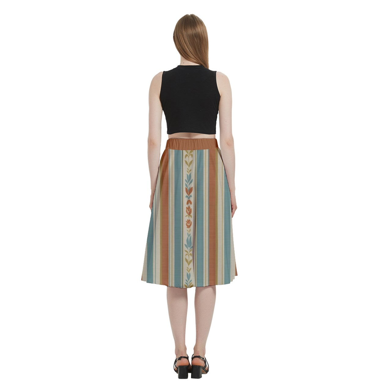 Style 273 A-Line Midi Skirt with Pocket