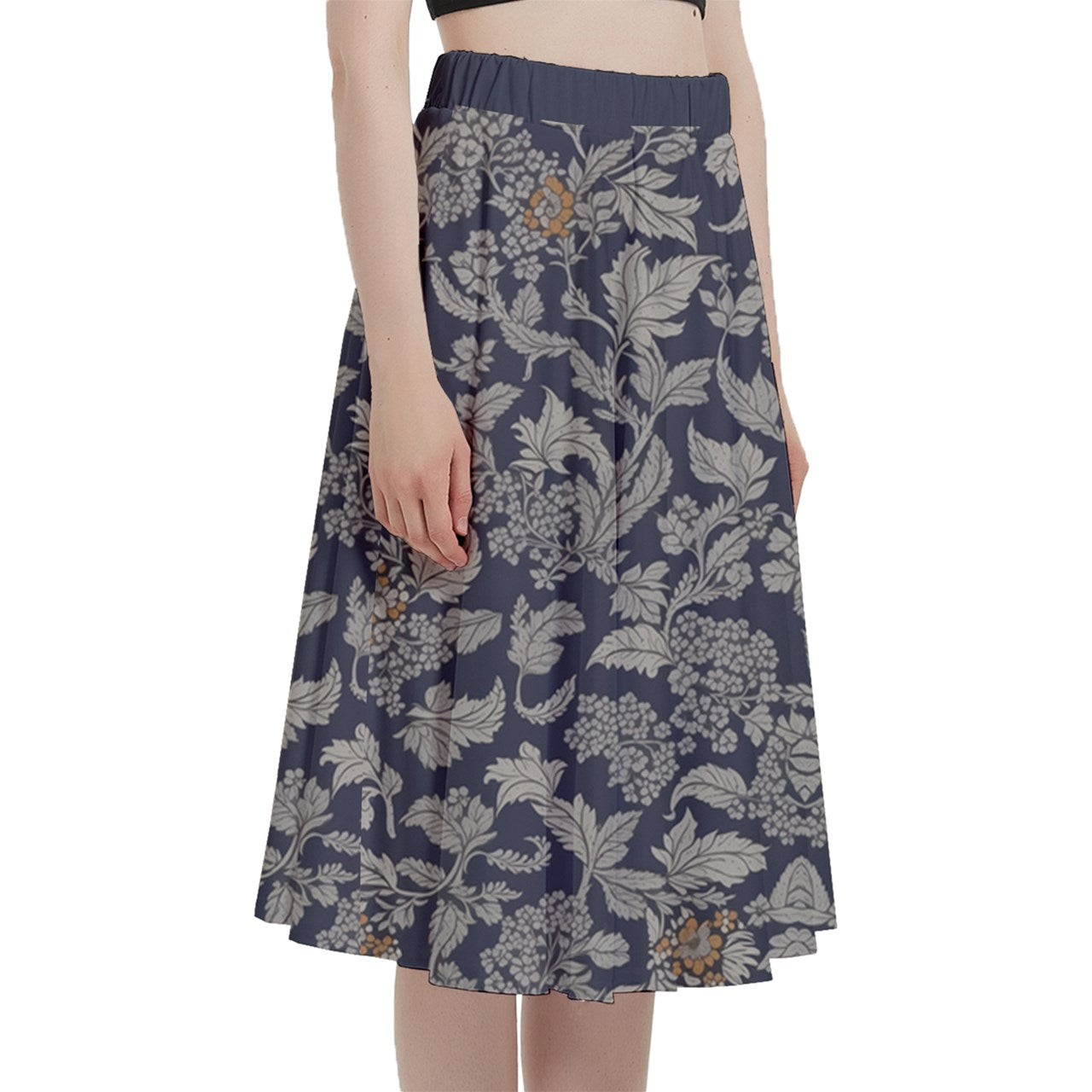 Style 132 A-Line Midi Skirt with Pocket