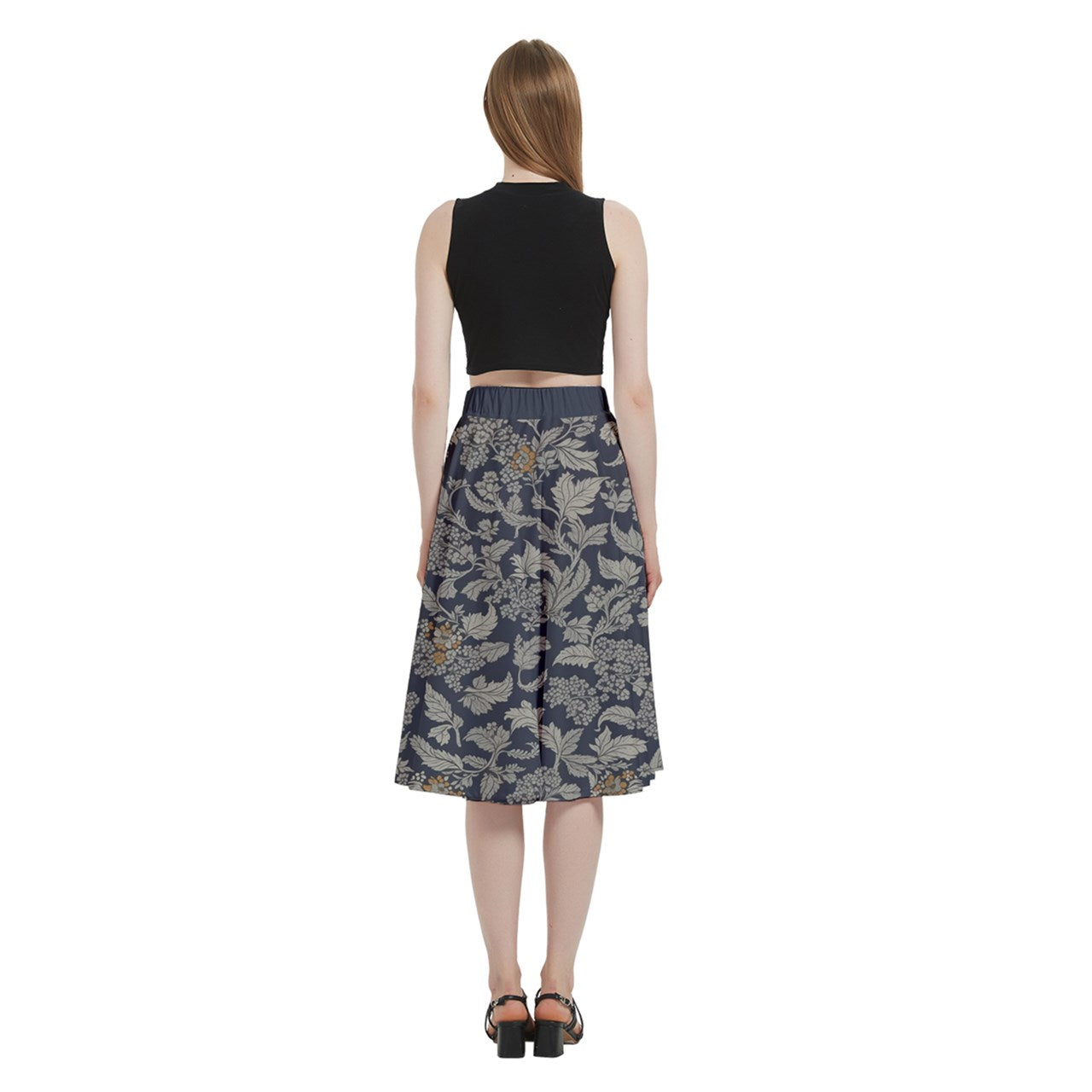 Style 132 A-Line Midi Skirt with Pocket