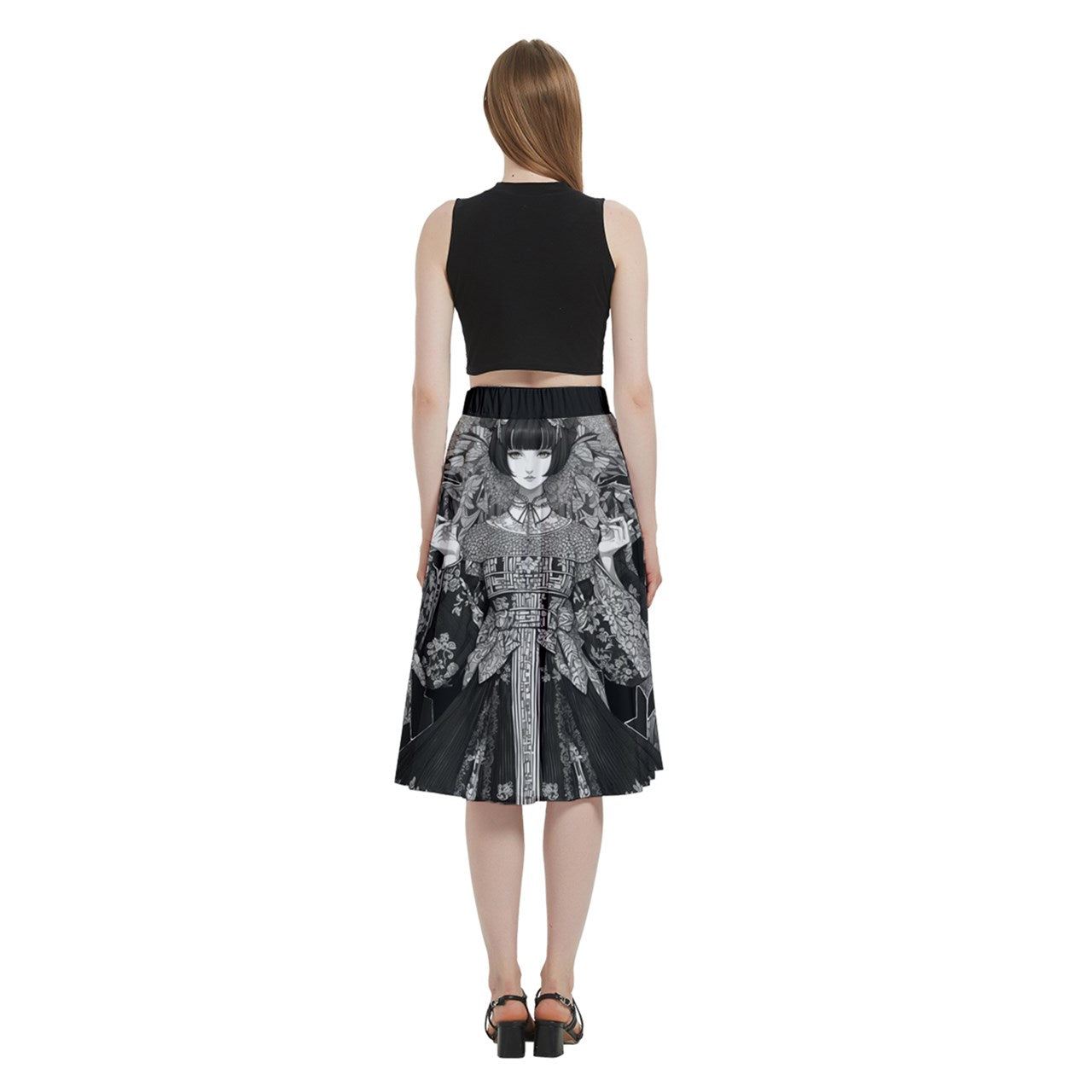 Style 149-2 A-Line Midi Skirt with Pocket