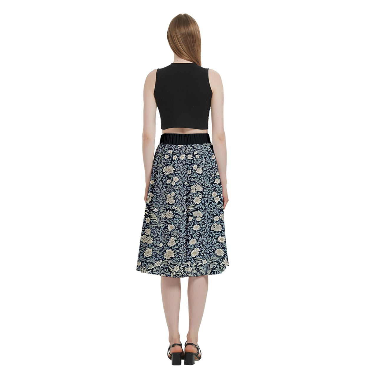 Style 170 A-Line Midi Skirt with Pocket