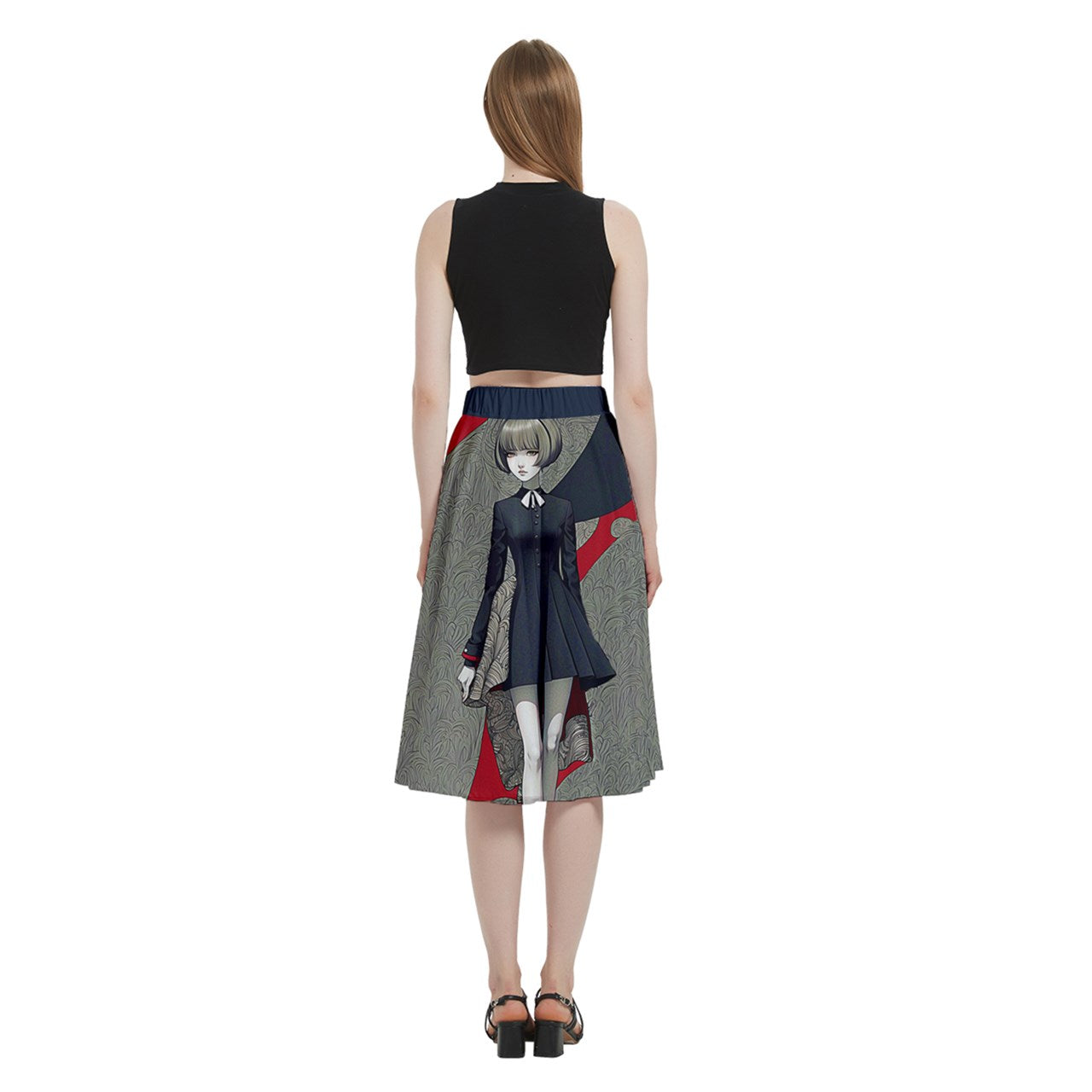Style 166 A-Line Midi Skirt With Pocket