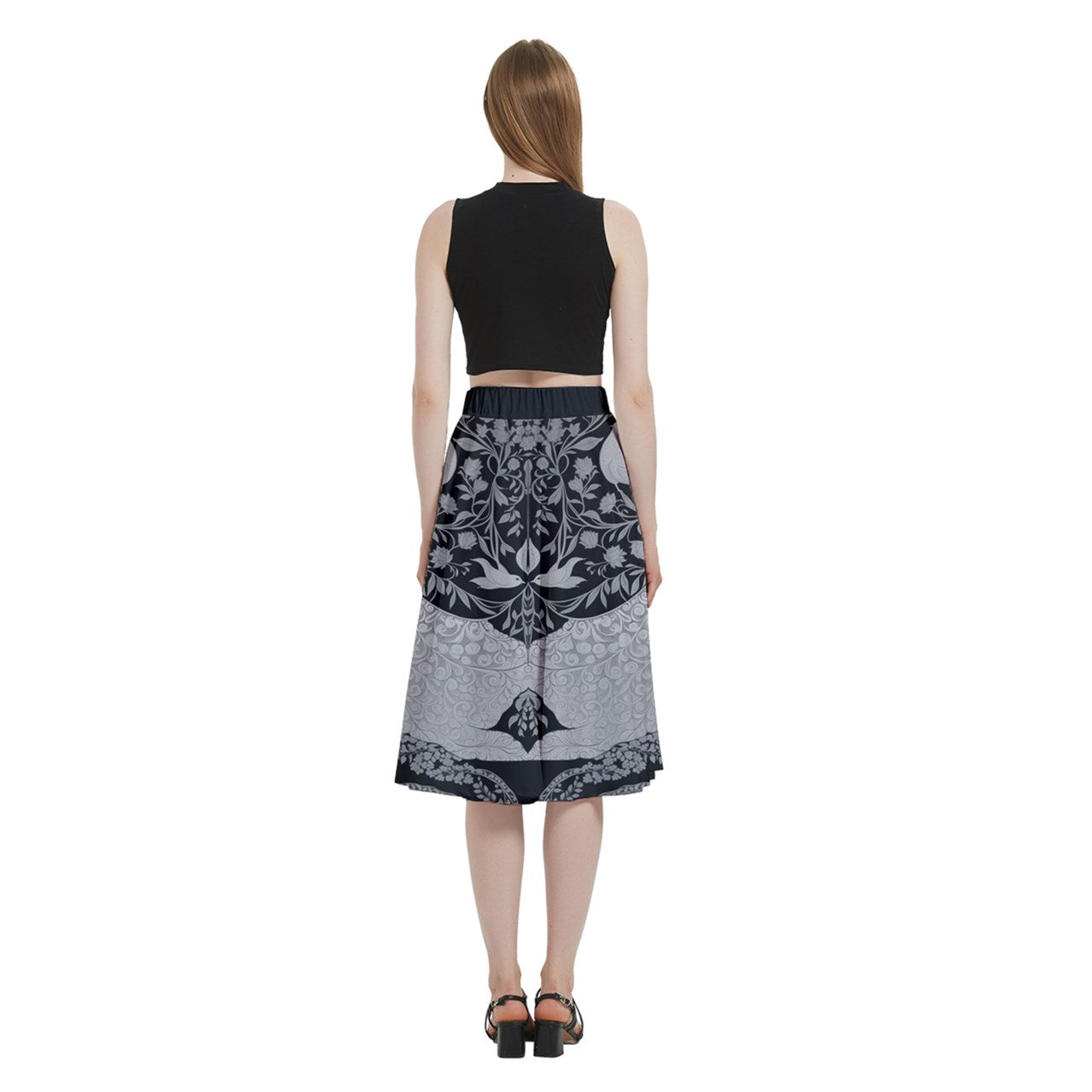 Style 171 A-Line Midi Skirt with Pocket