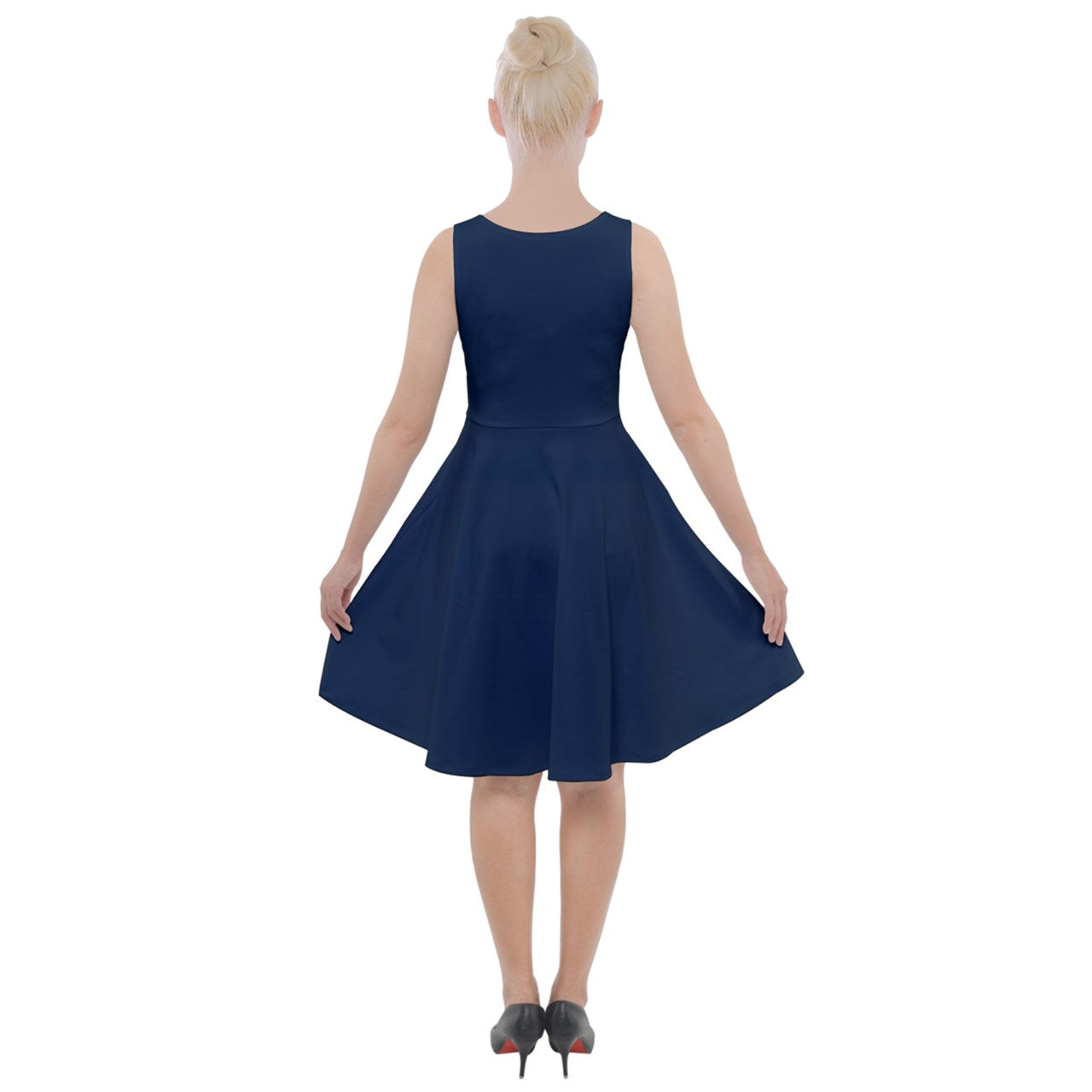 Pattern 273 Knee Length Skater Dress with Pockets