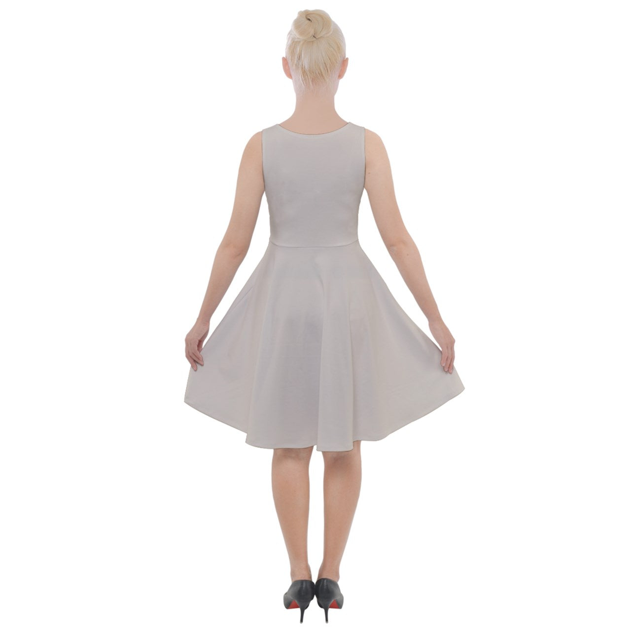 Pattern 228 Knee-Length Skater Dress with Pockets