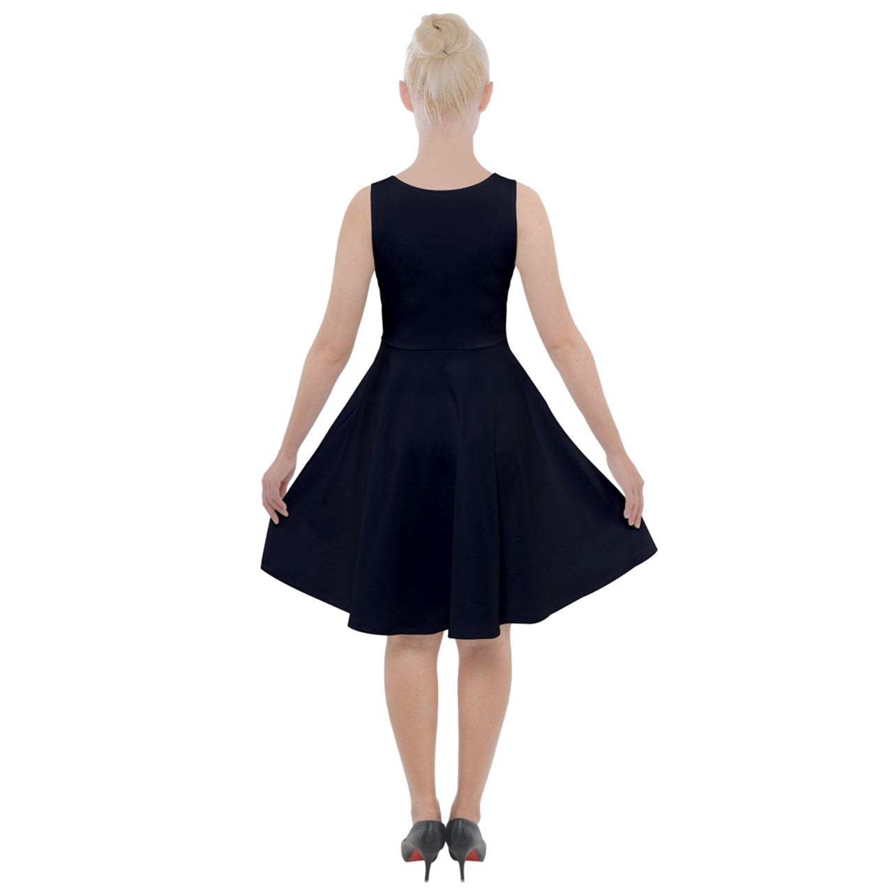 Pattern 209 Knee-Length Skater Dress with Pockets