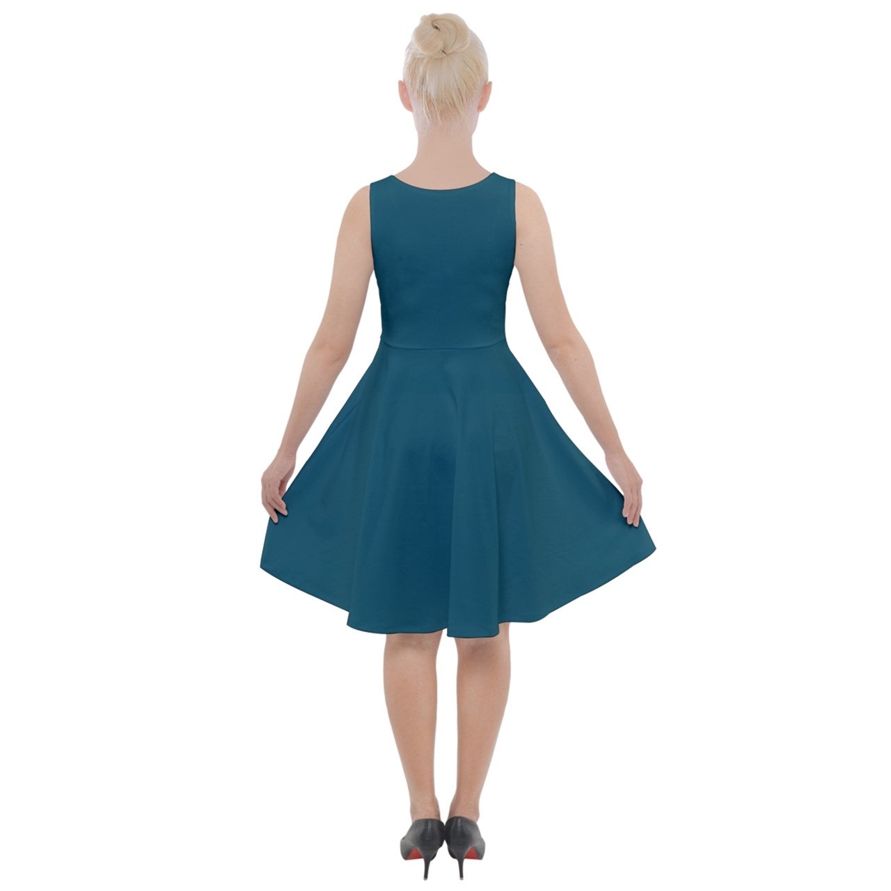 Pattern 262 Knee-Length Skater Dress with Pockets