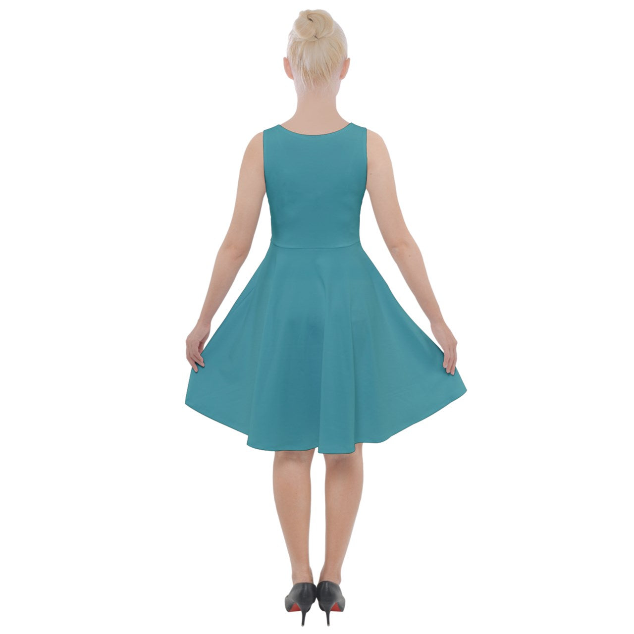 Pattern 314 Knee-Length Skater Dress with Pockets