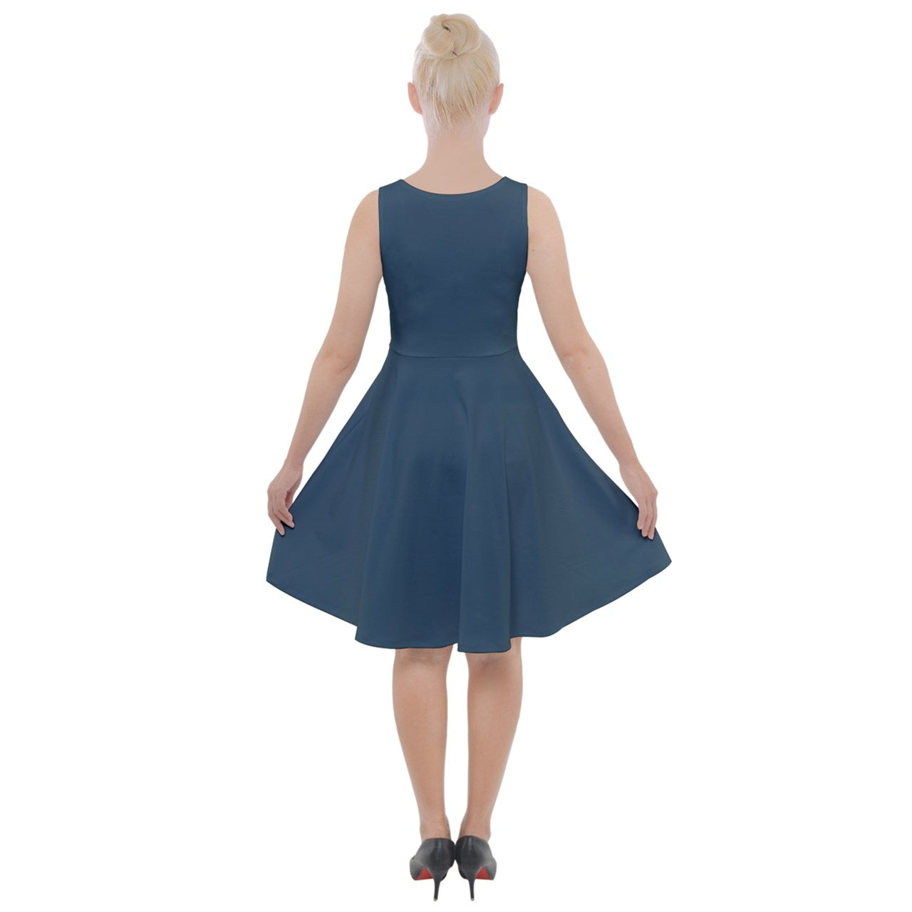 Pattern 306 Knee-Length Skater Dress with Pockets