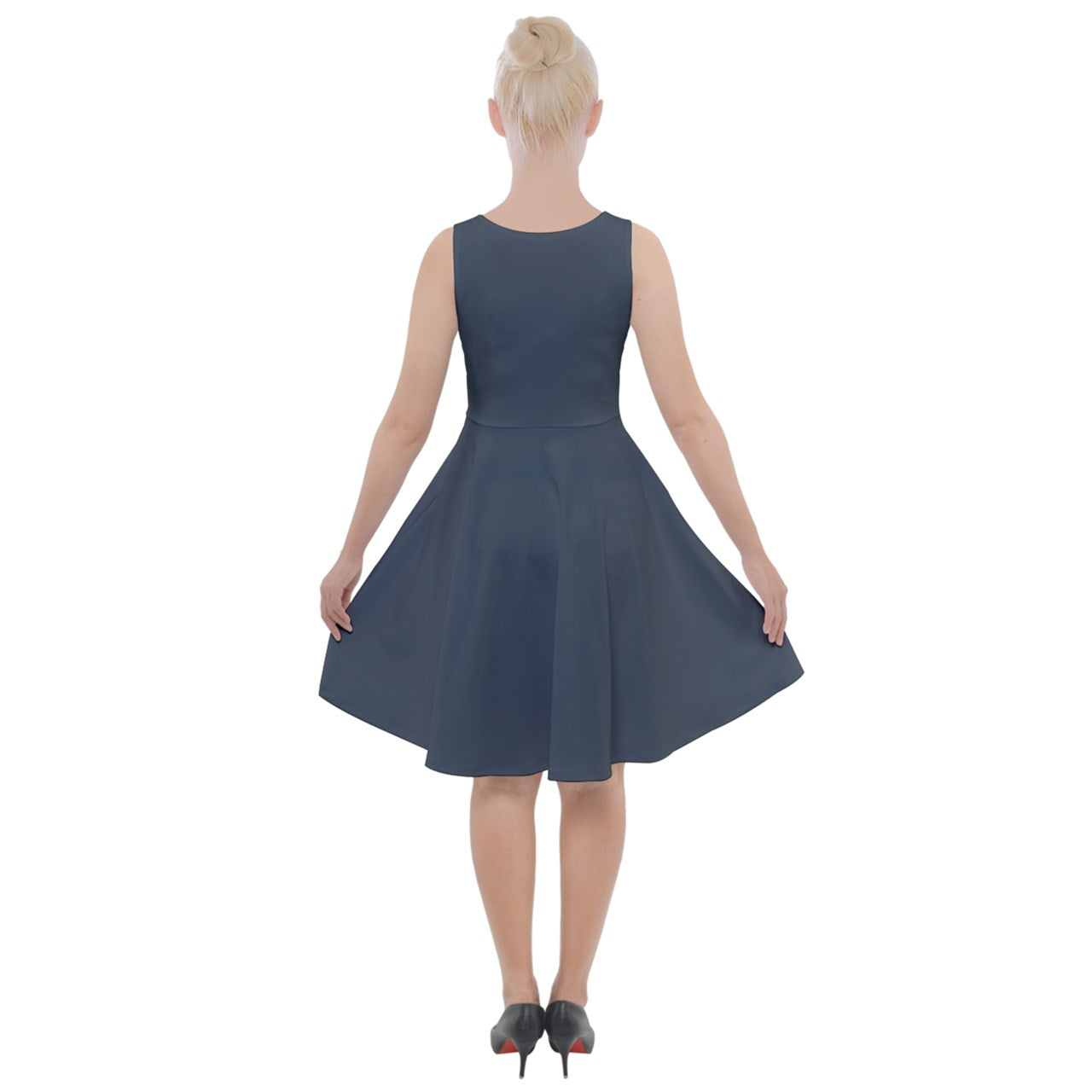 Pattern 203 Knee-Length Skater Dress with Pockets