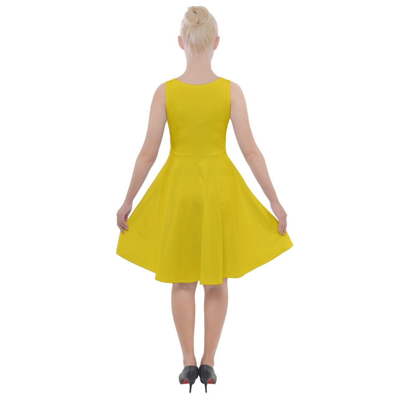 Style 330 Knee-Length Skater Dress with Pockets