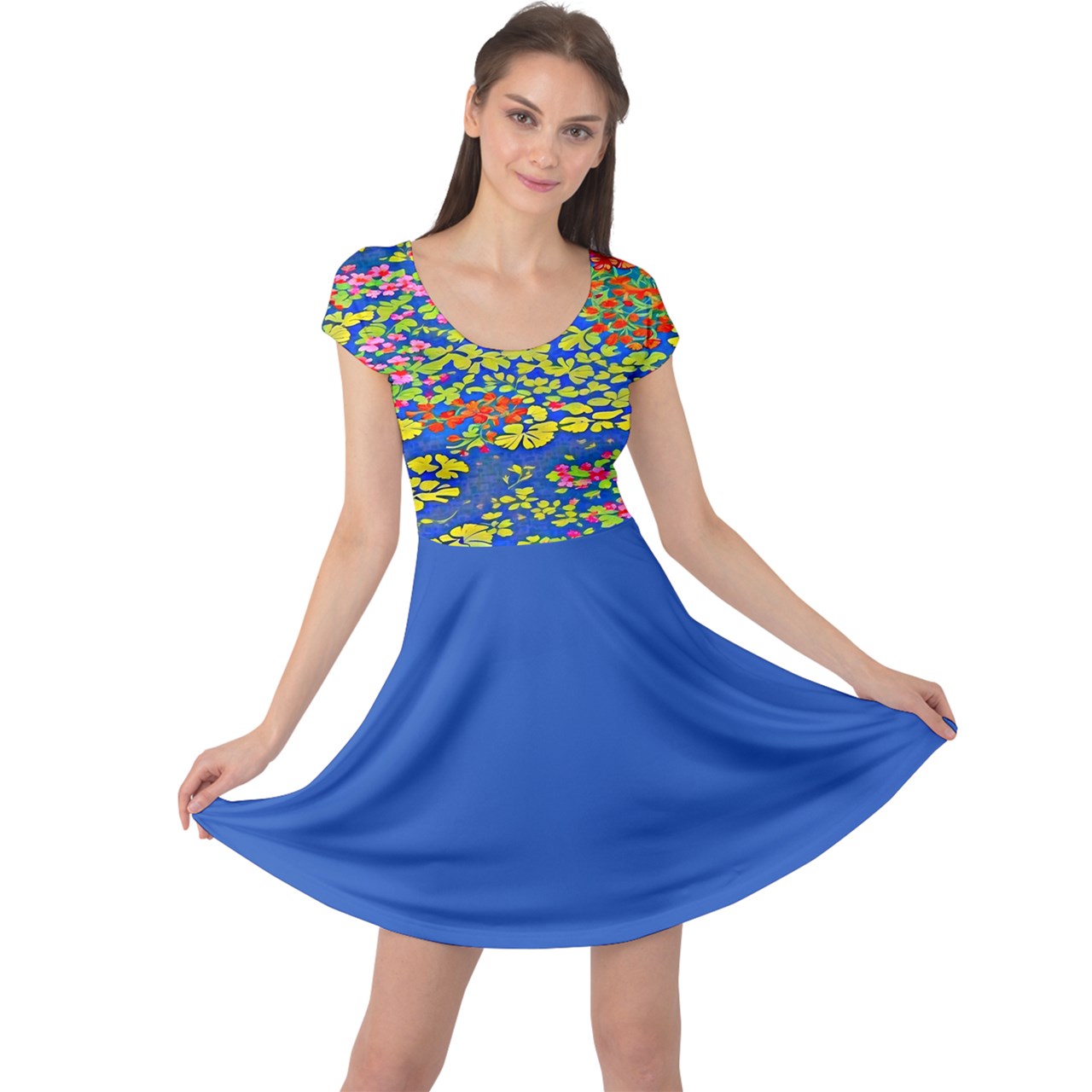 Fabric 540 Cap Sleeve Dress