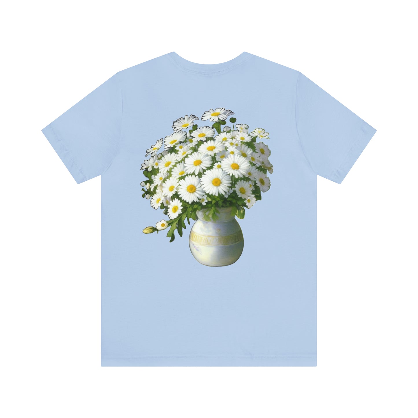 Daisies (back) -- Unisex Jersey Short Sleeve Tee