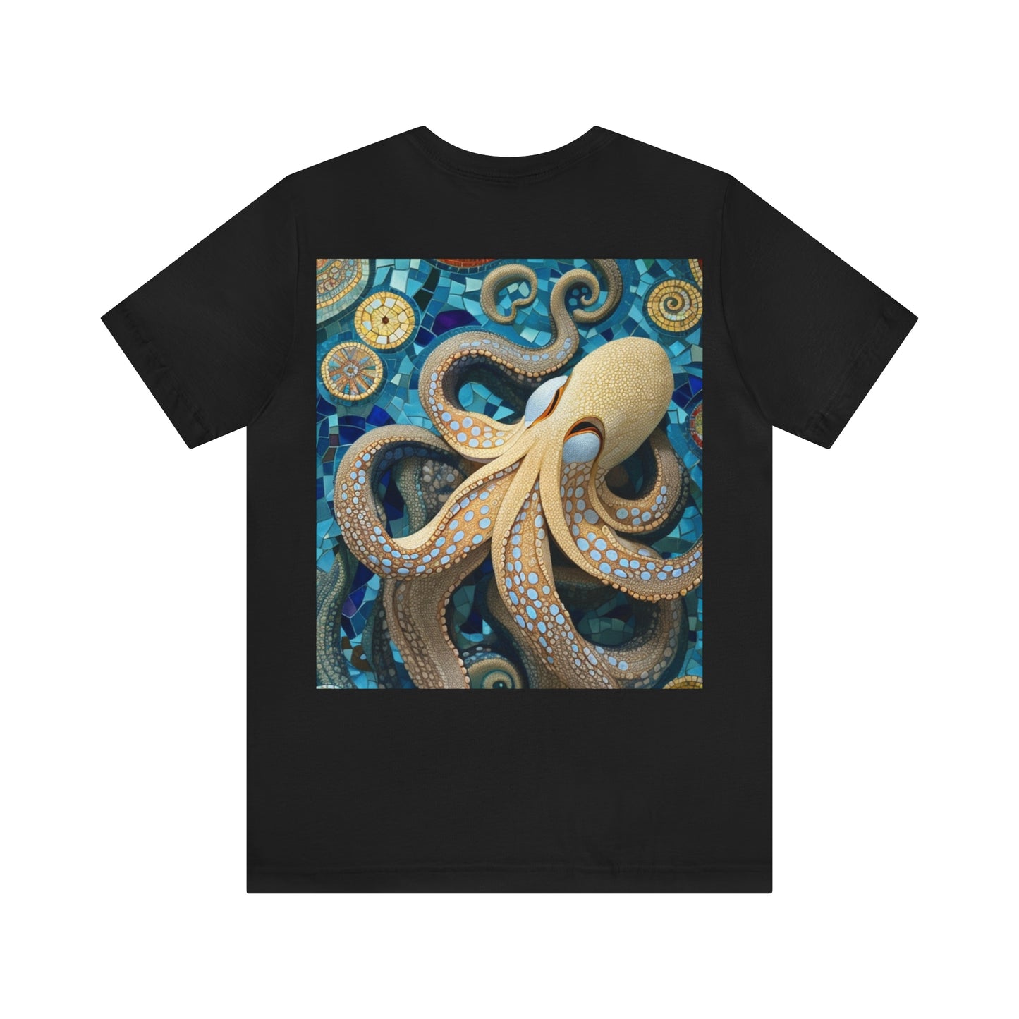 Octopus (Back) -- Unisex Jersey Short Sleeve Tee