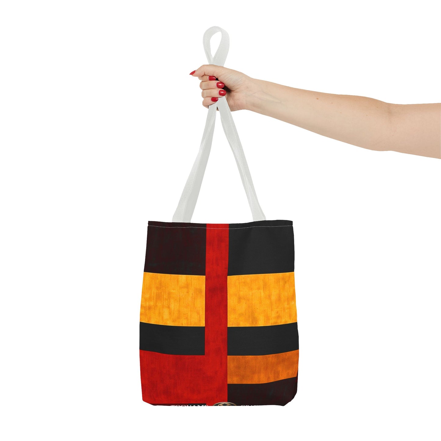 42nd Street - Vibrant Geometric Tote Bag | Stylish Reusable Shopping Bag | Perfect for Everyday Use and Gifts