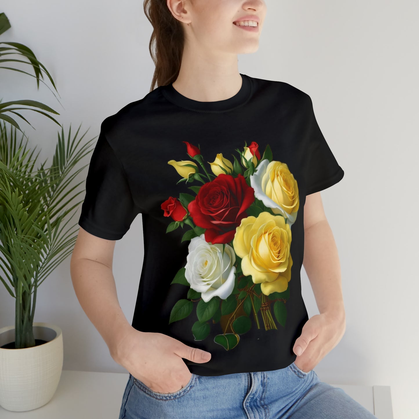 Roses -- Unisex Jersey Short Sleeve Tee