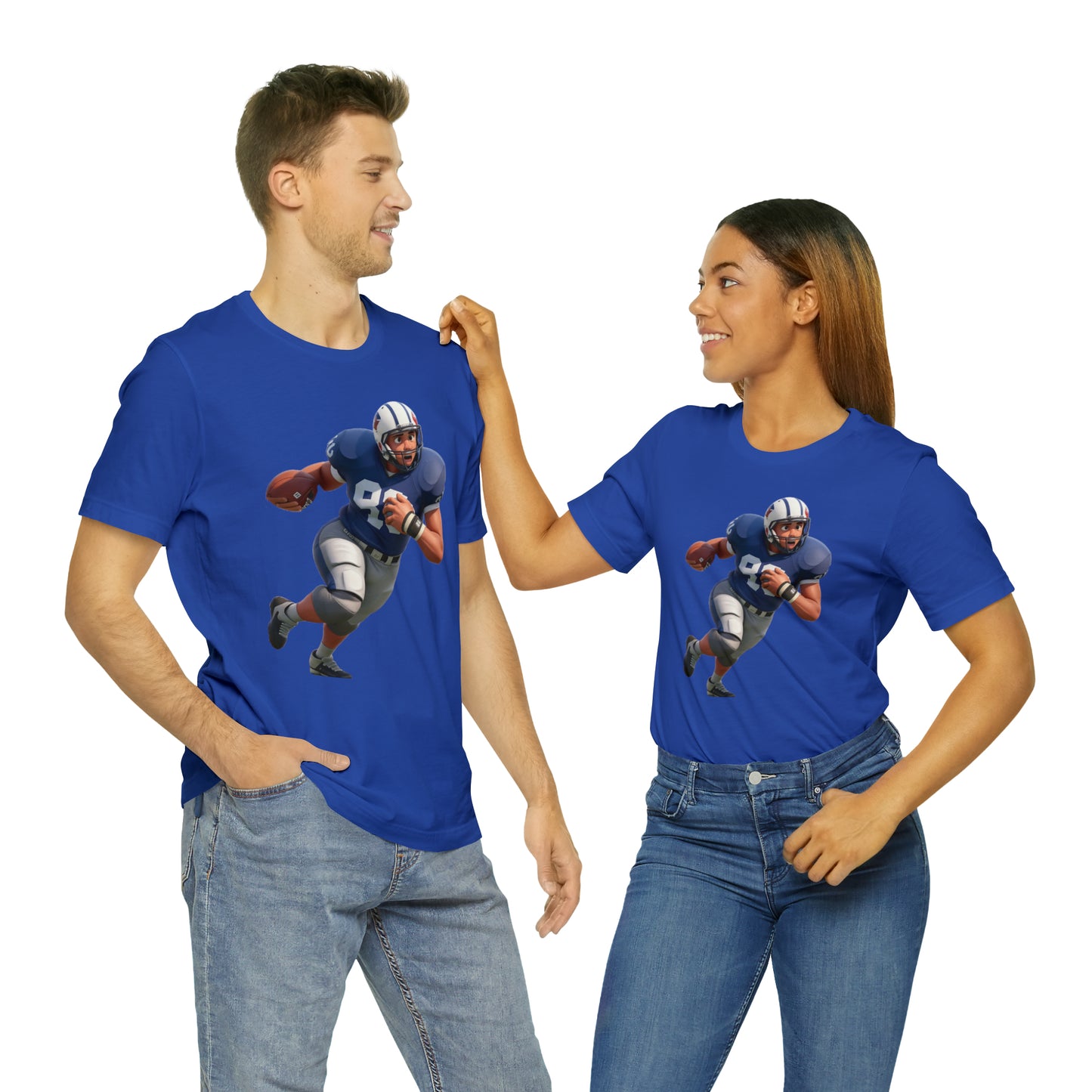 Football -- Unisex Jersey Short Sleeve Tee