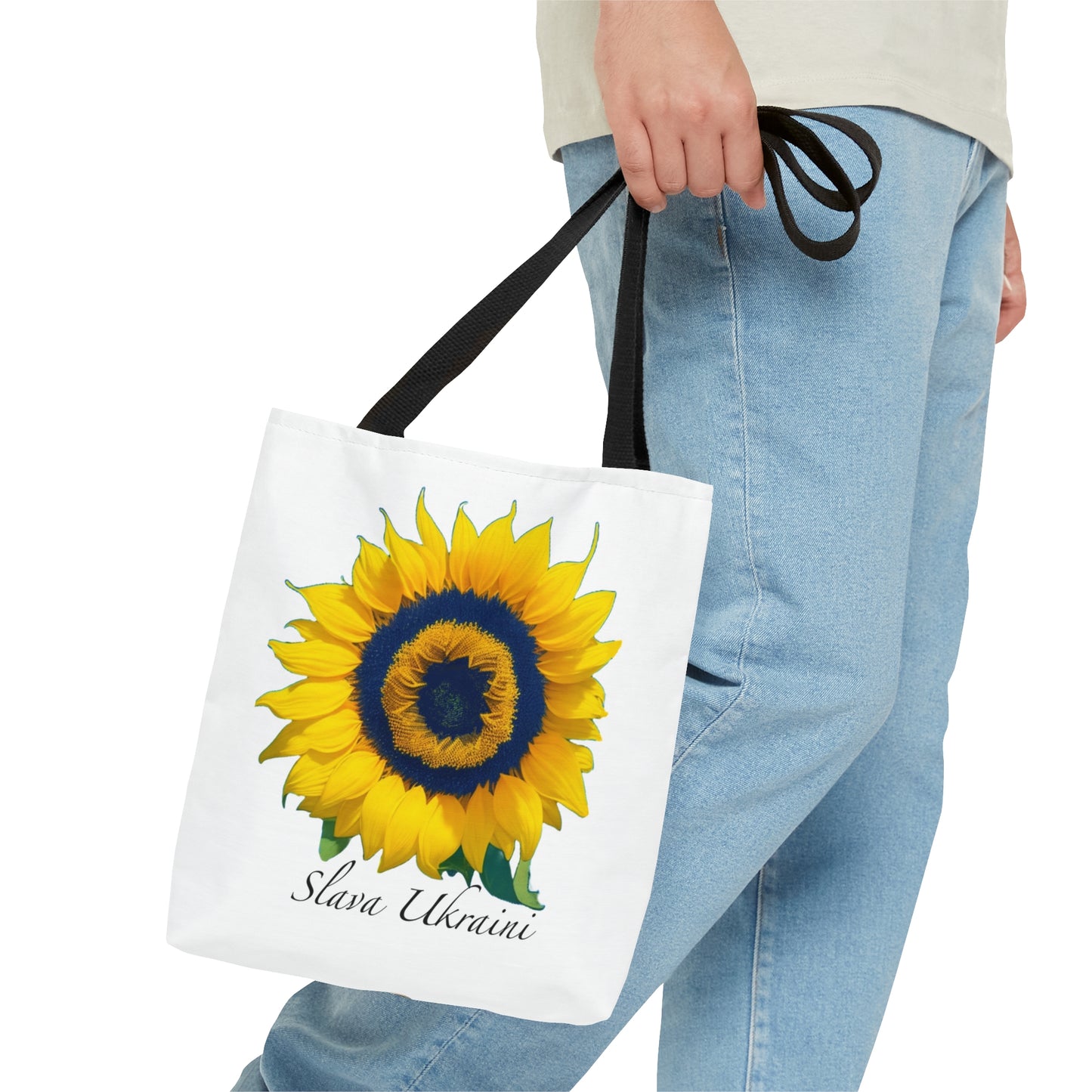 Slava Ukraini Sunflower Tote Bag (AOP)