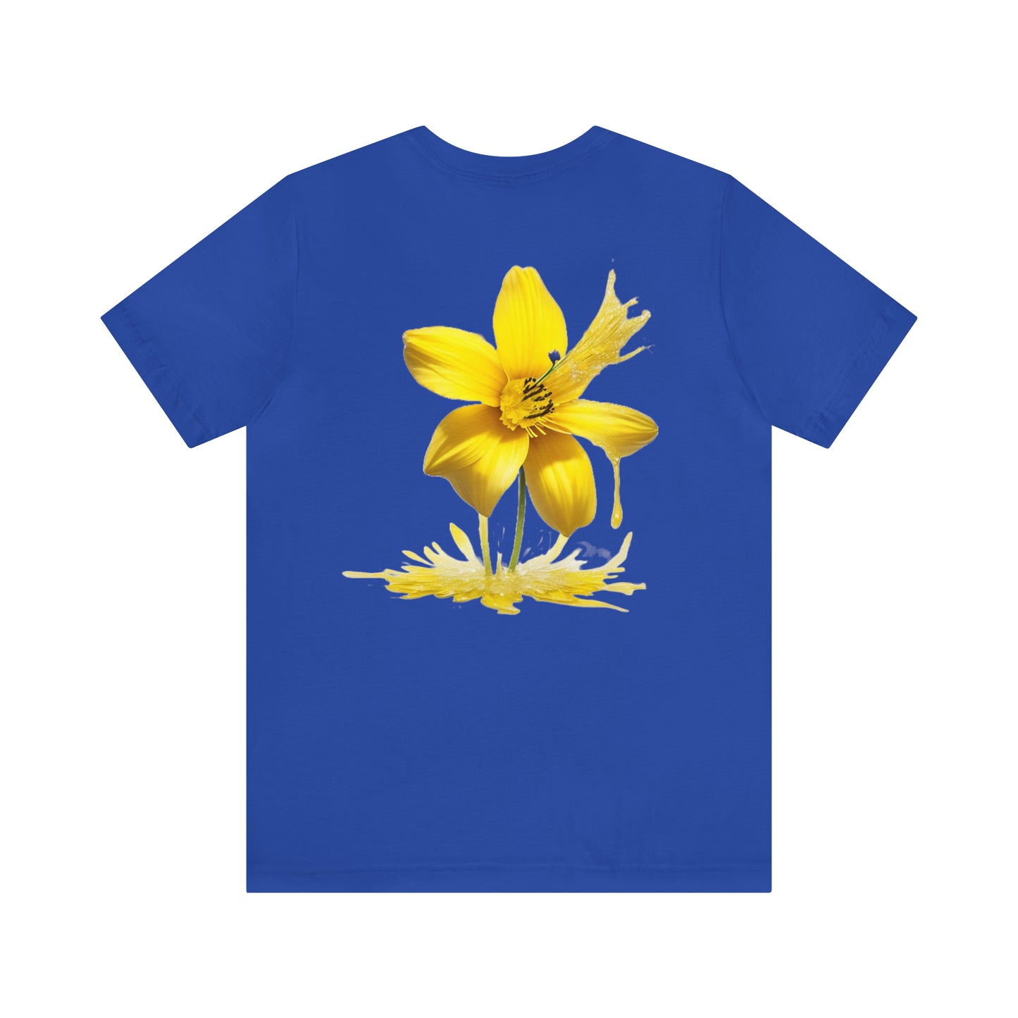 Daffodil (back) -- Unisex Jersey Short Sleeve Tee