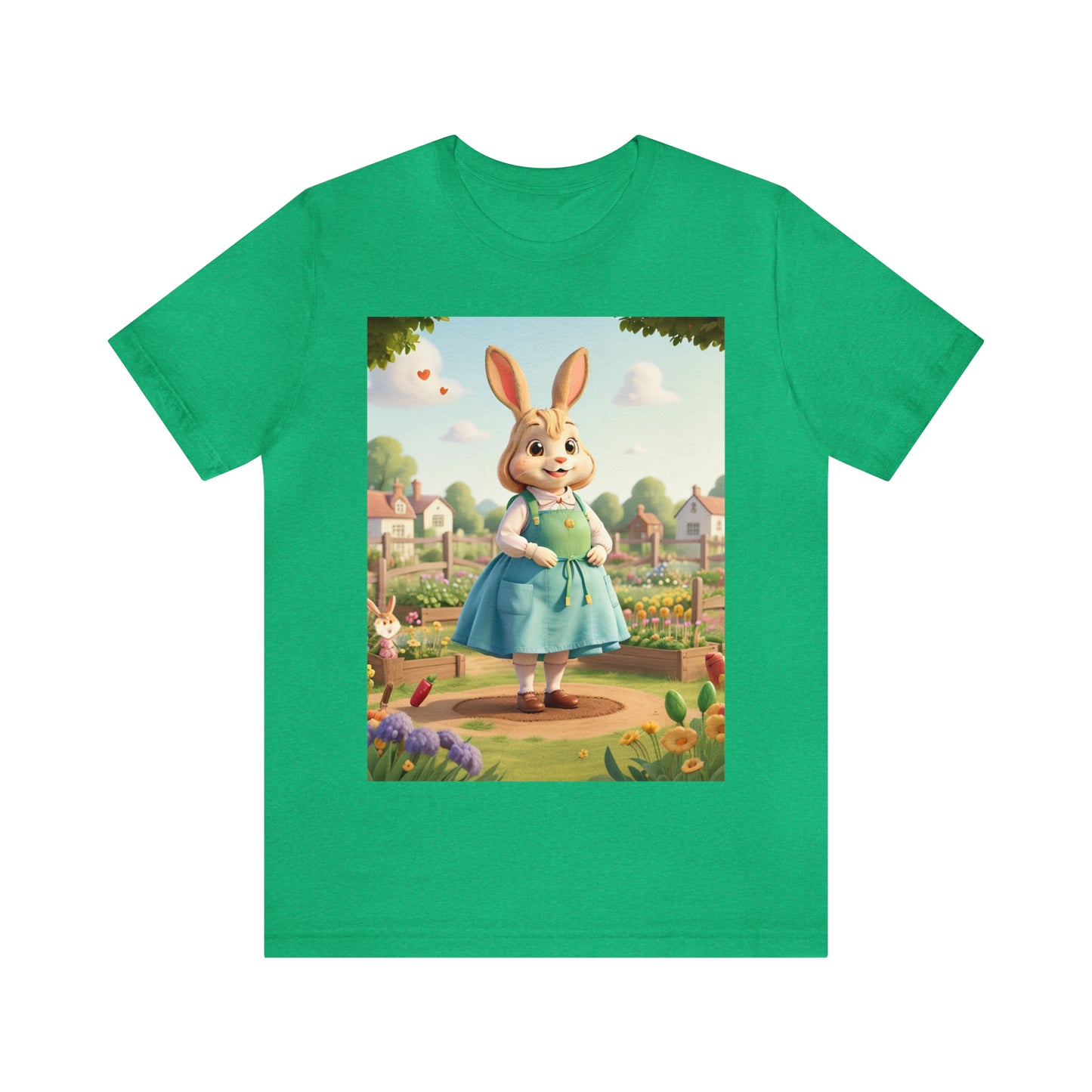 Rabbit Gardener -- Unisex Jersey Short Sleeve Tee