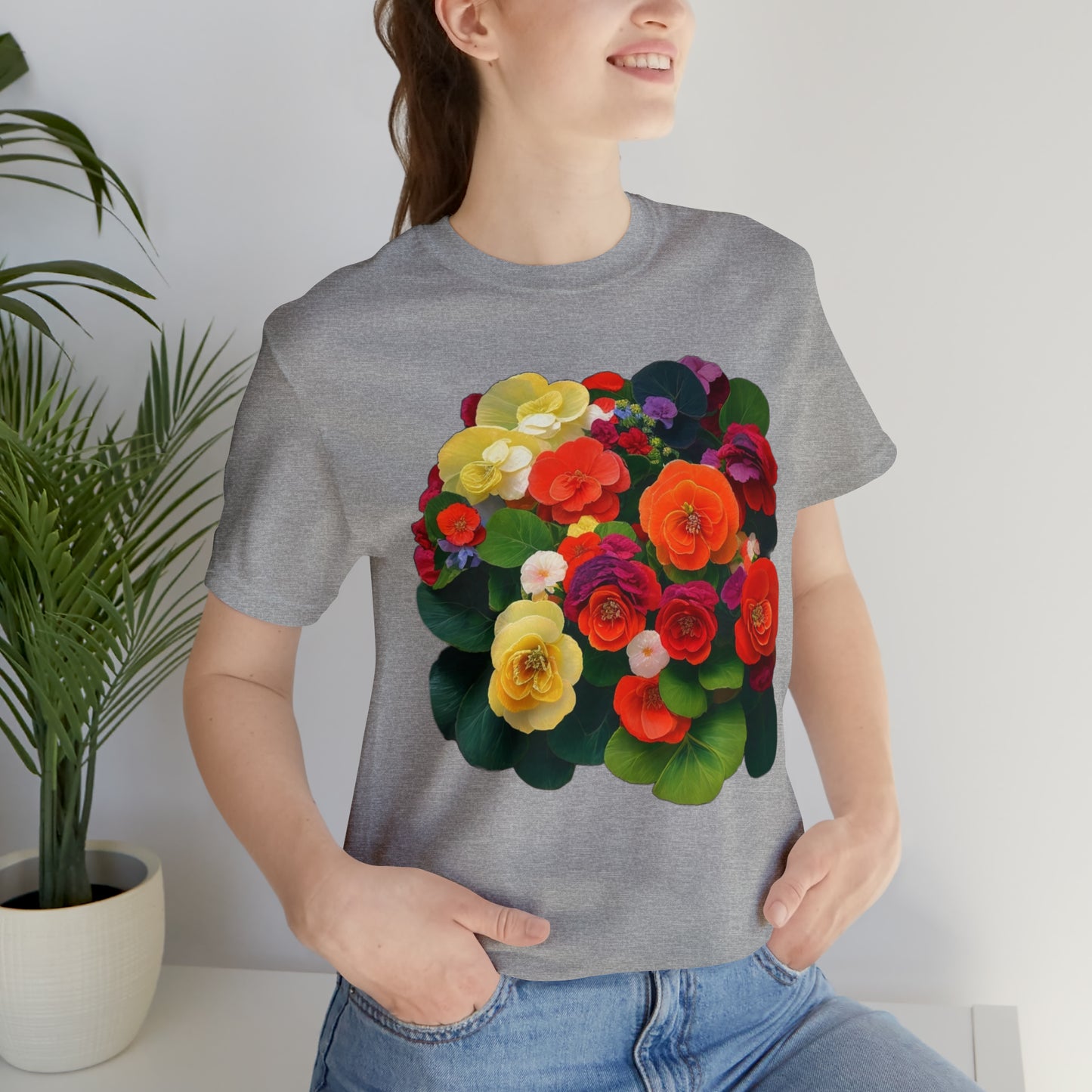 Begonia -- Unisex Jersey Short Sleeve Tee