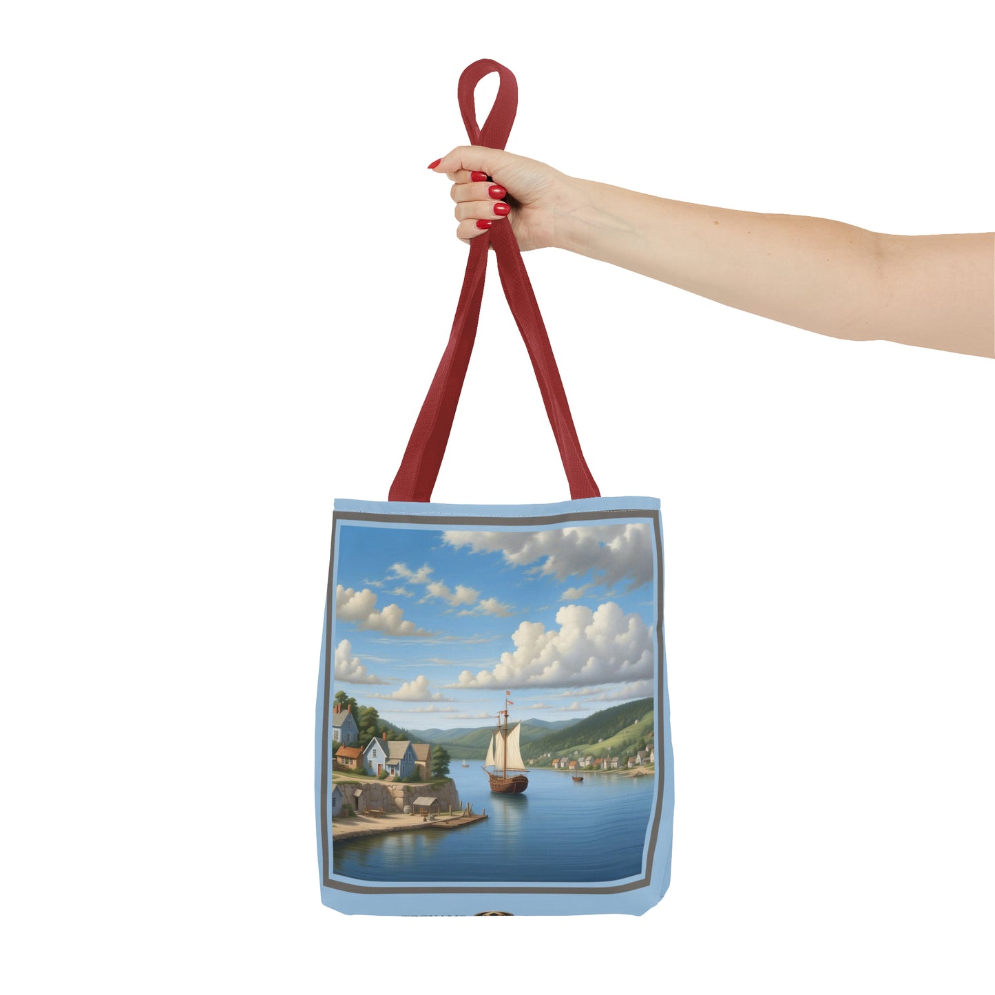 Coastal Village Tote Bag (AOP)