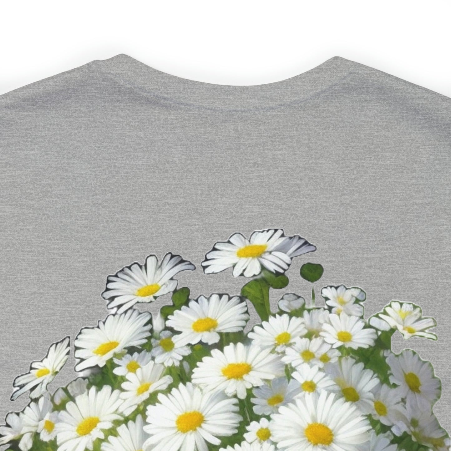 Daisies (back) -- Unisex Jersey Short Sleeve Tee