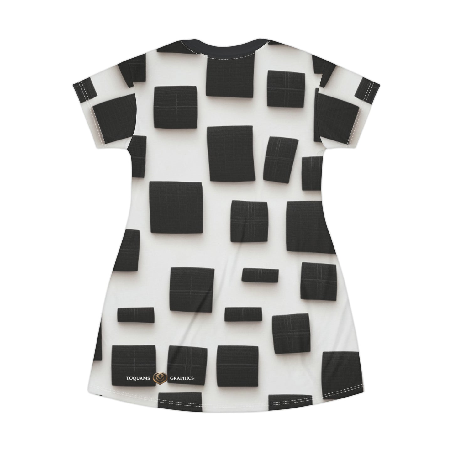 B/W -- T-Shirt Dress (AOP)