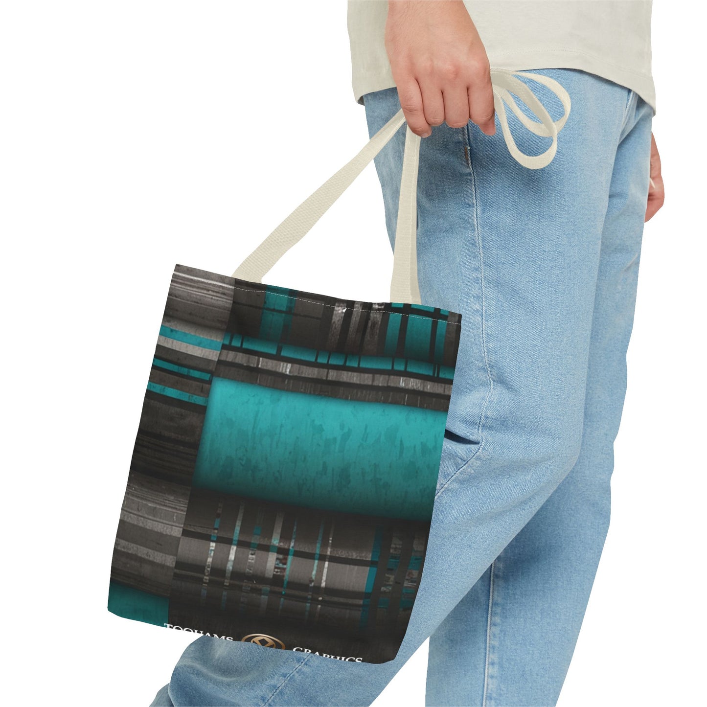 Modern Geometric Tote Bag - Stylish and Functional for Everyday Use