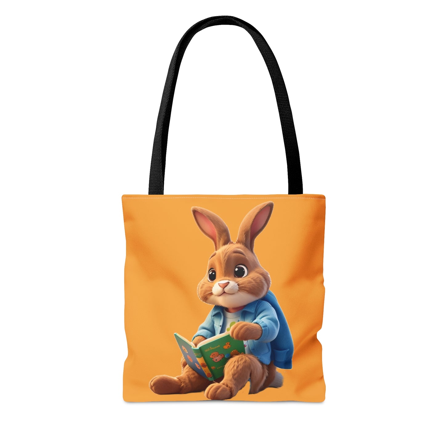 Reading Rabbit Tote Bag (AOP)