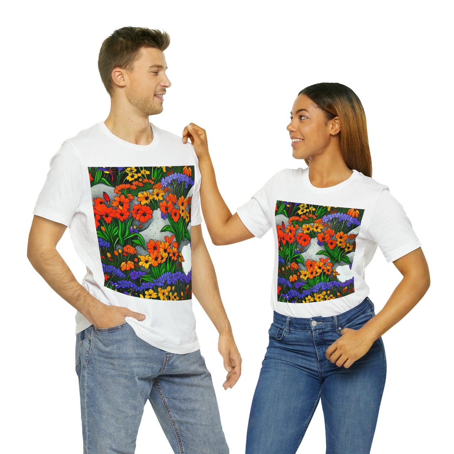 VT Wildflowers #9 -- Unisex Jersey Short Sleeve Tee