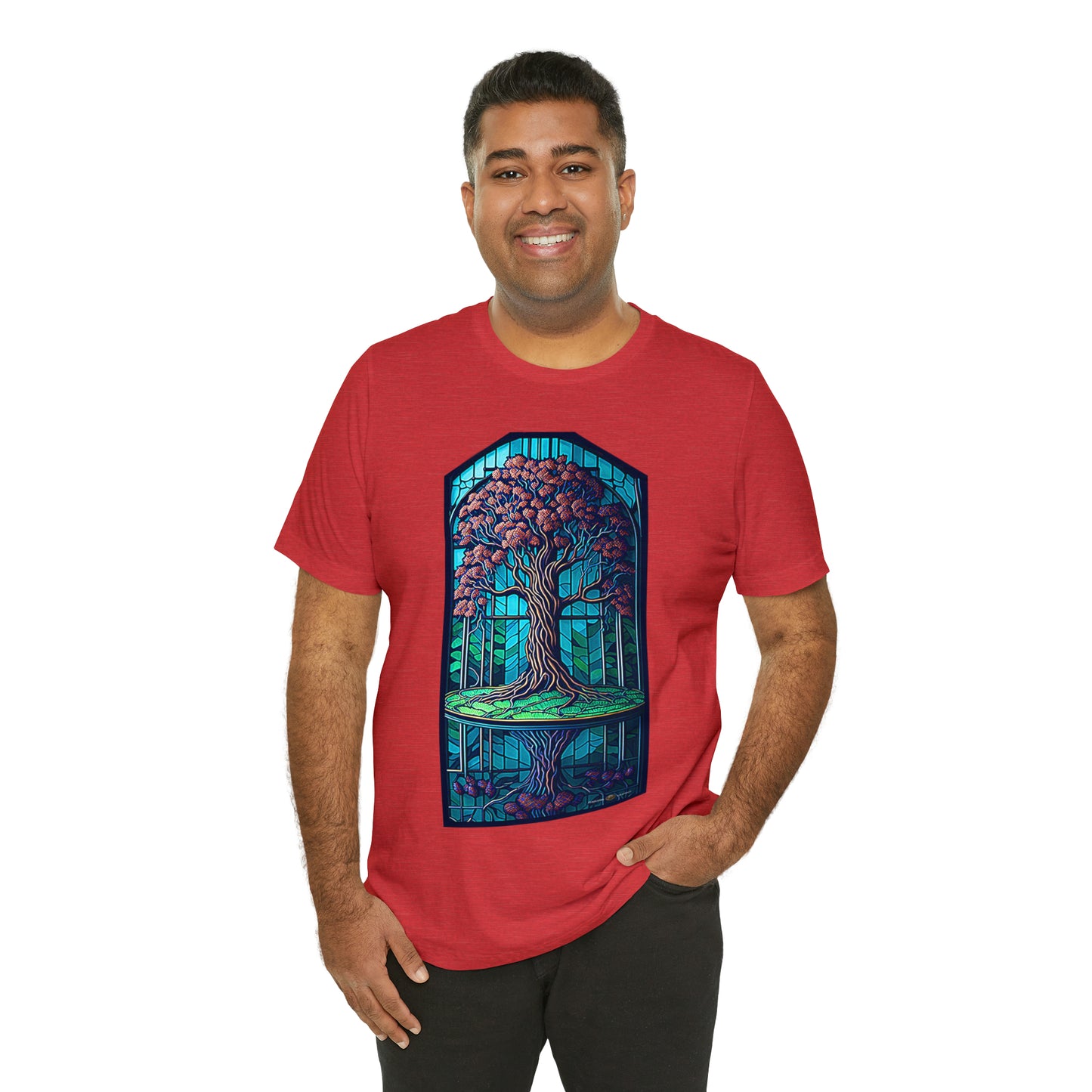 Red Tree -- Unisex Jersey Short Sleeve Tee