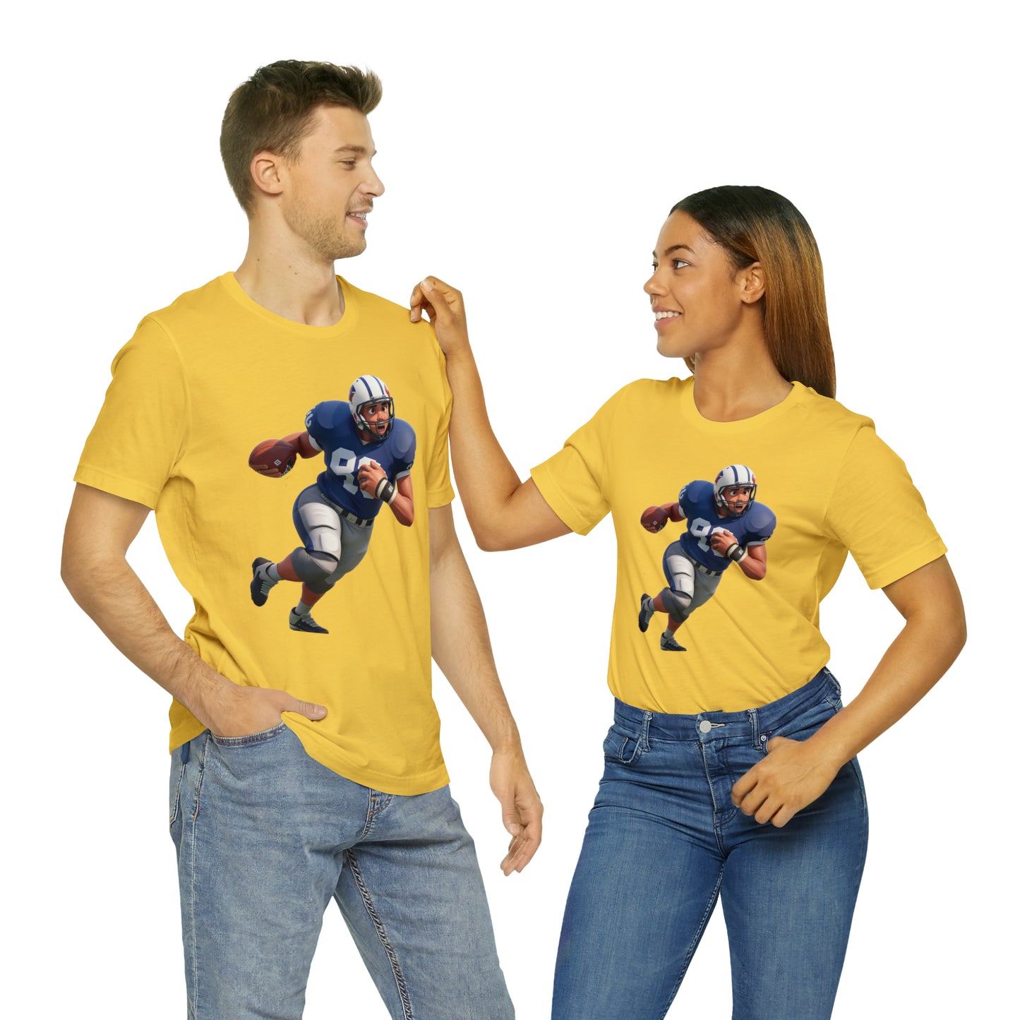 Football -- Unisex Jersey Short Sleeve Tee