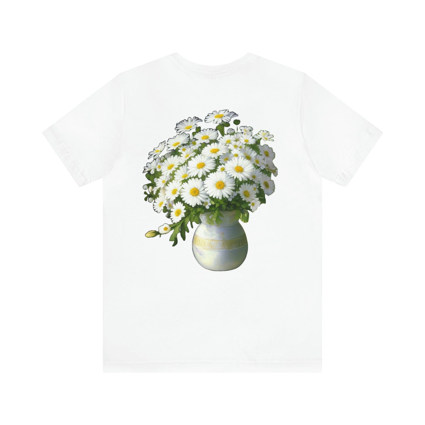 Daisies (back) -- Unisex Jersey Short Sleeve Tee